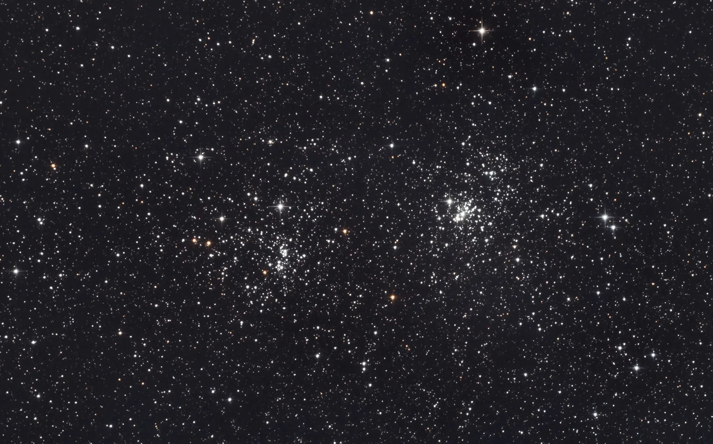 Double Cluster in Perseus: Find It Tonight From the UK