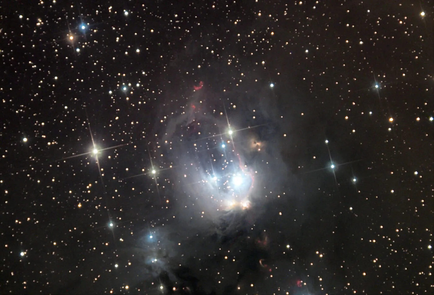 Webb Images NGC 7129, Plus Comet Hartley-IRAS at Its Best